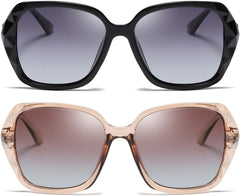 Oversized Polarized Sunglasses for Women Trendy Classic Ladies Sun Glasses UV400 Protection