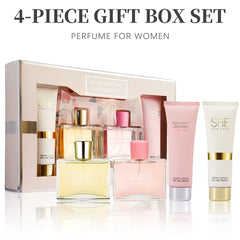 Eau de Parfum Spray and Body Lotion Gift Set Women's Fragrance Sets 2 Pc 3.4fl.oz EDP Spray and 2 Pc 4.1fl.oz Body Lotion ROMANT