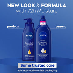 Essentially Enriched Body Lotion with Hyaluronic Acid and Almond Oil, Holiday Gifts, 20 Fl Oz