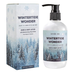 Christmas Hand & Body Lotion with Moisturizing Shea Butter - Wintertide Wonder- Infused with Winter Woods Aroma - 236 ML / 8 FL OZ