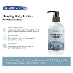 Christmas Hand & Body Lotion with Moisturizing Shea Butter - Wintertide Wonder- Infused with Winter Woods Aroma - 236 ML / 8 FL OZ
