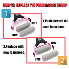 Lotion Applicator for Back & Body, Long Handle 21.5Inch Adjustable Lotion Roller