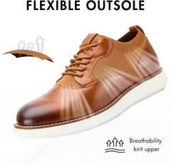 Men'S Oxford Shoes Dress Shoes Men'S Lightweight Lace-Up Fashion Shoes