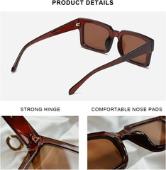 Sunglasses for Women Minimalist Classic Design Fashion UV400 Square Sun Glasses Unisex TY2984
