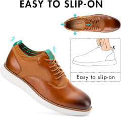 Men'S Oxford Shoes Dress Shoes Men'S Lightweight Lace-Up Fashion Shoes