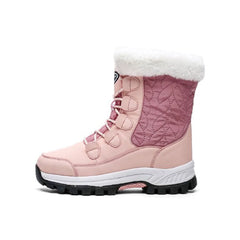Women Mid-Calf Winter Outdoor Snow Boots 11 Female