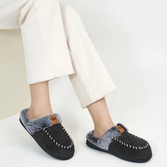 Slippers for Women Fuzzy Slippers Memory Foam Anti-Slip House Shoes