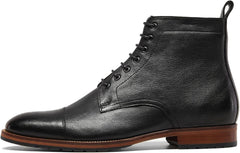 Mens Casual Chukka Boots Leather Dress Boots for Men