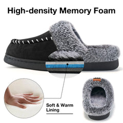 Slippers for Women Fuzzy Slippers Memory Foam Anti-Slip House Shoes