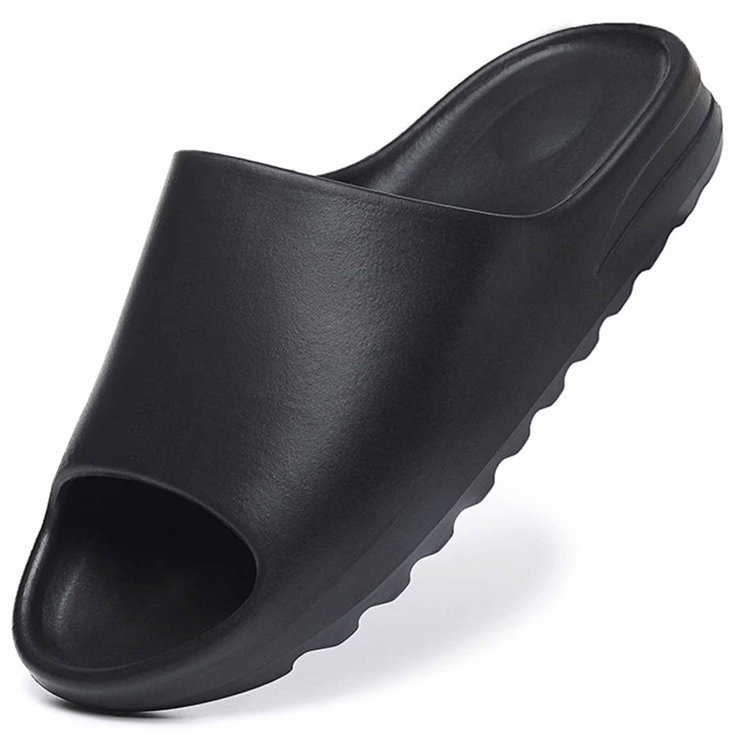 Unisex Slides Sandals Soft Thick Sole Non-Slip Pillow Sandals House Slides for Women Men