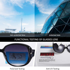 Oversized Polarized Sunglasses for Women Trendy Classic Ladies Sun Glasses UV400 Protection