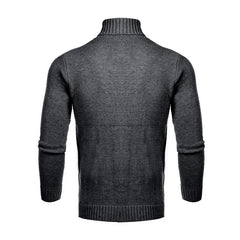 Warm Turtleneck Sweater Men  Pull Homme Casual Pullovers Male Outwear Slim Knitted Sweater