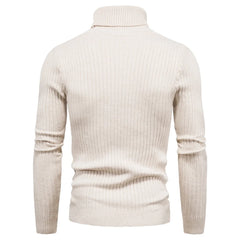 Warm Turtleneck Sweater Men  Pull Homme Casual Pullovers Male Outwear Slim Knitted Sweater
