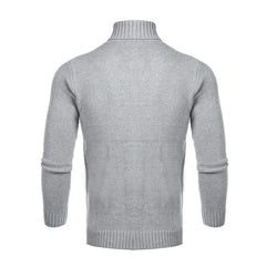 Warm Turtleneck Sweater Men  Pull Homme Casual Pullovers Male Outwear Slim Knitted Sweater