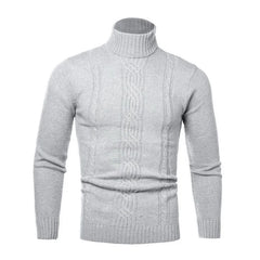 Warm Turtleneck Sweater Men  Pull Homme Casual Pullovers Male Outwear Slim Knitted Sweater