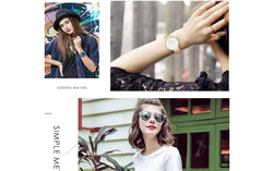 CURREN Brand Fashion Wristwatches Women Stainless Steel Band Women Dress Watches Women Quartz-Watch Relogio Feminino New