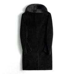 AYUNSUE Winter Jacket Men Clothing Suede Parka 100% Wool Fur Coat Male Real Fox Fur Collar Jackets 2020 Chaqueta Hombre LXR797