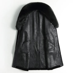 AYUNSUE Winter Jacket Men Clothing Suede Parka 100% Wool Fur Coat Male Real Fox Fur Collar Jackets 2020 Chaqueta Hombre LXR797