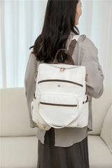 Fashion Backpacks Female Soft Leather Rucksack Women Knapsack Travel Bagpack Ladies Daypack Large Capacity School Bags for Girls