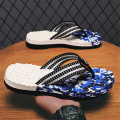 Two Strips Bedroom Men's Sandal Slipper Wading Boots Shoes Men's Slippers For Home Sneakers Sports Luxary Street High End