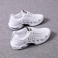 Men Sneakers Leather Breathable Casual Shoe Air Cushion Sports Running Shoes for Men Training Shoes Tenis Masculino