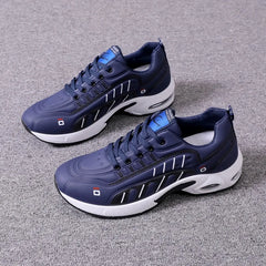 Men Sneakers Leather Breathable Casual Shoe Air Cushion Sports Running Shoes for Men Training Shoes Tenis Masculino