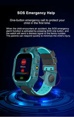 Smart Watch Student Kids Gps HD Call Voice Message Waterproof Smartwatch For Children Remote Control Photo Male And Female Watch