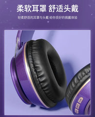 Game Genshin Impact Wanderer Headphone Cosplay Props Portable Wireless Bluetooth Stereo Foldable Headset Adjustable Earphones