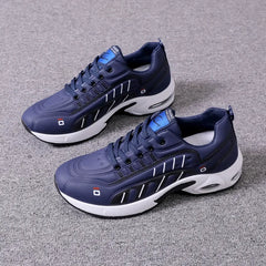 Men Sneakers Leather Breathable Casual Shoe Air Cushion Sports Running Shoes for Men Training Shoes Tenis Masculino