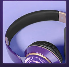 Game Genshin Impact Wanderer Headphone Cosplay Props Portable Wireless Bluetooth Stereo Foldable Headset Adjustable Earphones