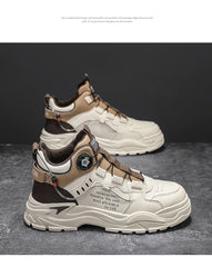 CYYTL Casual Winter Mens Boots Outdoor Shoes Work Hiking Ankle Chelsea Cowboy Tactical Platform Designer Luxury Leather Sneakers