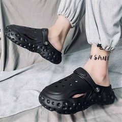 Bedrooms Thin Heel Men's Vulcanized Boy Slippers Shoes Transparent Sandals Sneakers Sport Portable Shoess The Most Sold