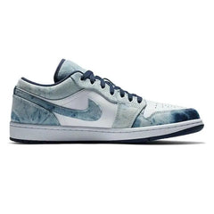 Nike Jordan Air 1 Low Se "washed Denim" Sneakers Shoes Cz8455-100 With Original Box
