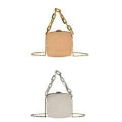 Mini Luxury Gold Party Evening Clutch Women Fashion Small PVC Box Crossbody Bag Female Dating Shoulder Bag Shopping Handbag