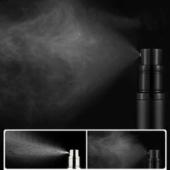 PU Leather Perfume Bottle Lychee Pattern Empty Cosmetic Container Bottom Filling Refillable Parfume Atomizer Bottle Woman