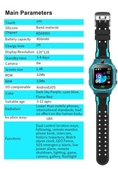 Smart Watch Student Kids Gps HD Call Voice Message Waterproof Smartwatch For Children Remote Control Photo Male And Female Watch