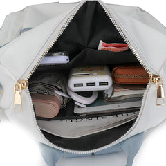 Fashion Backpacks Female Soft Leather Rucksack Women Knapsack Travel Bagpack Ladies Daypack Large Capacity School Bags for Girls