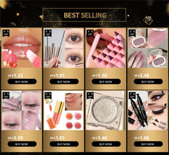 Black Double-ended Triangle Seal Eyeliner Pen Waterproof Lasting Non-smudge Quick-drying Stamp Liquid Eye Liner Pencil Cosmetic