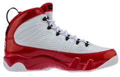 Nike Jordan 9 Retro White Gym Red Sneakers shoes 302370-160 With Original Box