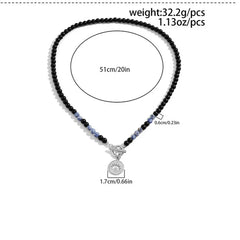 Tiger Eye Stone Beads with Sun Pendant Necklace for Men Trendy Accessories on the Neck Collar Fashion Jewelry Male Gift