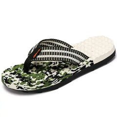 Two Strips Bedroom Men's Sandal Slipper Wading Boots Shoes Men's Slippers For Home Sneakers Sports Luxary Street High End