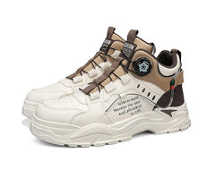 CYYTL Casual Winter Mens Boots Outdoor Shoes Work Hiking Ankle Chelsea Cowboy Tactical Platform Designer Luxury Leather Sneakers