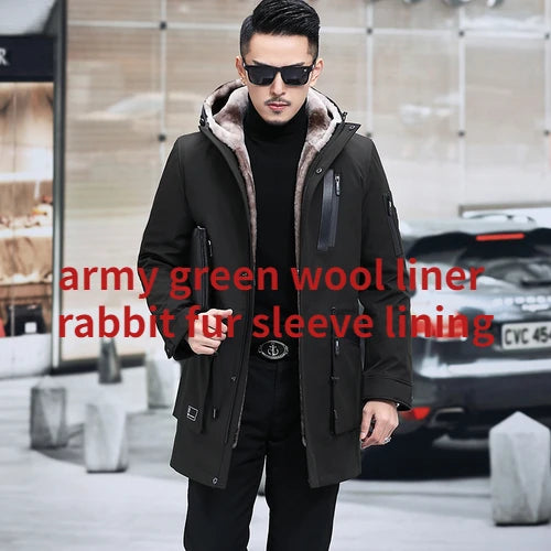 army-green-wool-line
