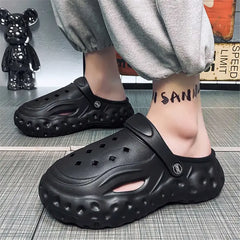Bedrooms Thin Heel Men's Vulcanized Boy Slippers Shoes Transparent Sandals Sneakers Sport Portable Shoess The Most Sold