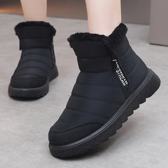 Snow Women Boots Soft Shoes For Women New Shoes Woman Plush Ankle Boots Chunky Women Shoes Platform Botas Mujer Winter Boots