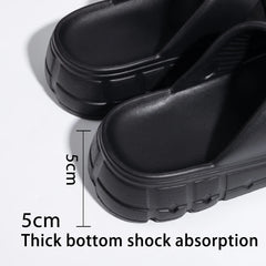 Samilor Height Increasing Non Slip Casual Slippers Comfortable Lightweight Anti Skid Indoor Outdoor Fashion Platform Home Shoes