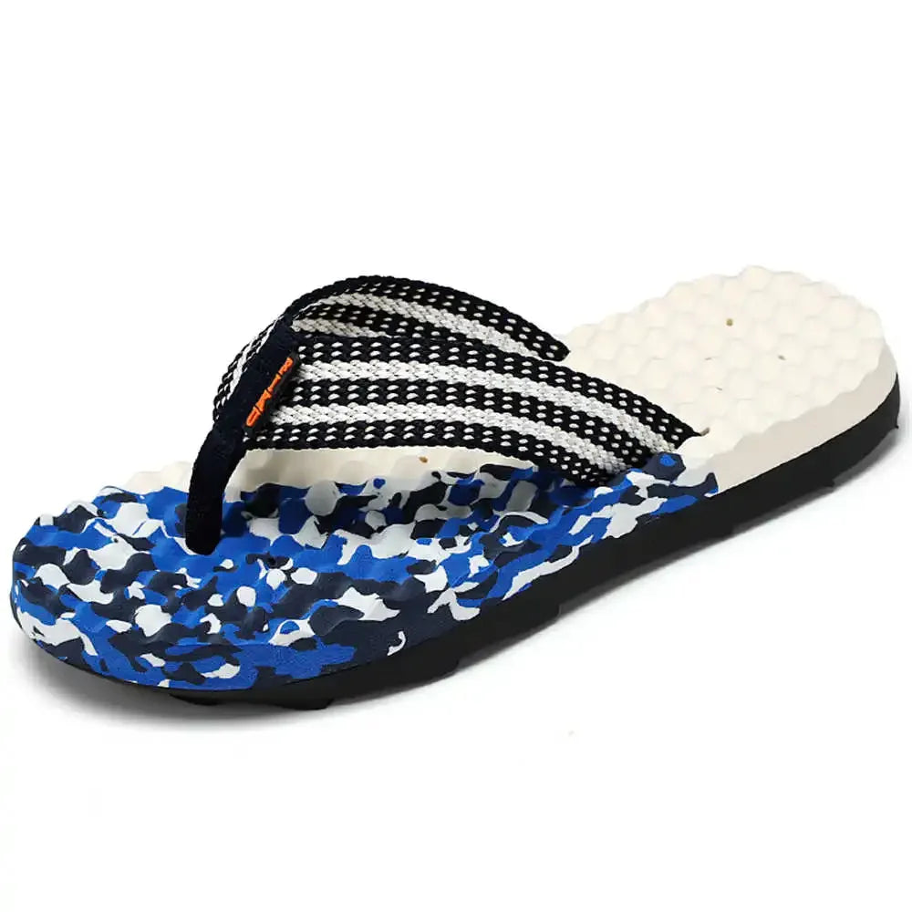 Two Strips Bedroom Men's Sandal Slipper Wading Boots Shoes Men's Slippers For Home Sneakers Sports Luxary Street High End