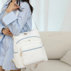 Fashion Backpacks Female Soft Leather Rucksack Women Knapsack Travel Bagpack Ladies Daypack Large Capacity School Bags for Girls