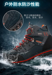 Men's Sneakers Waterproof Hiking Boots Outdooor Autumn Winter Trekking Mountain Shoes Keep Warm Ankle Boots Tenis Masculino