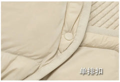 Plus Size Female Korean V-neck Casual Ultra Light Vest Coat Autumn Winter Women X-Long White Duck Down Warm Sleeveless Jackets